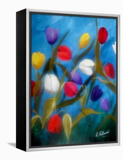 Tulips Galore II-Ruth Palmer 2-Framed Stretched Canvas