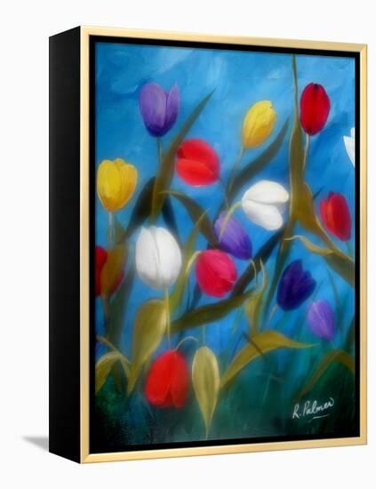 Tulips Galore II-Ruth Palmer 2-Framed Stretched Canvas