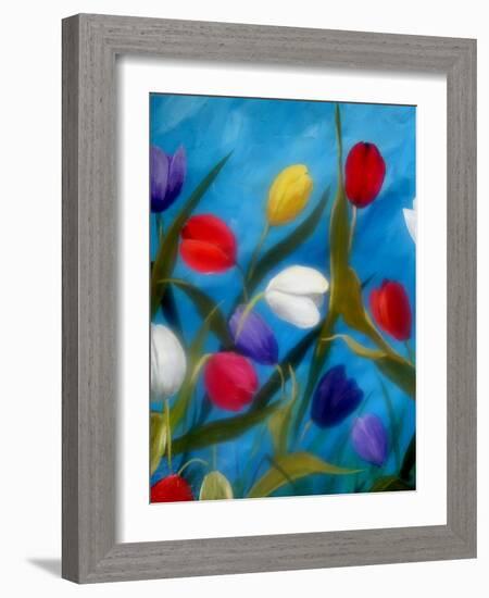 Tulips Galore III-Ruth Palmer 2-Framed Art Print