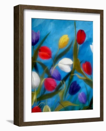 Tulips Galore III-Ruth Palmer 2-Framed Art Print