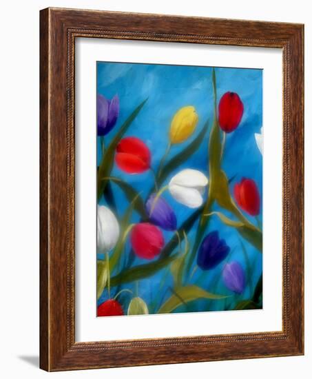 Tulips Galore III-Ruth Palmer 2-Framed Art Print