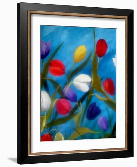 Tulips Galore III-Ruth Palmer 2-Framed Art Print