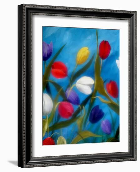 Tulips Galore III-Ruth Palmer 2-Framed Art Print