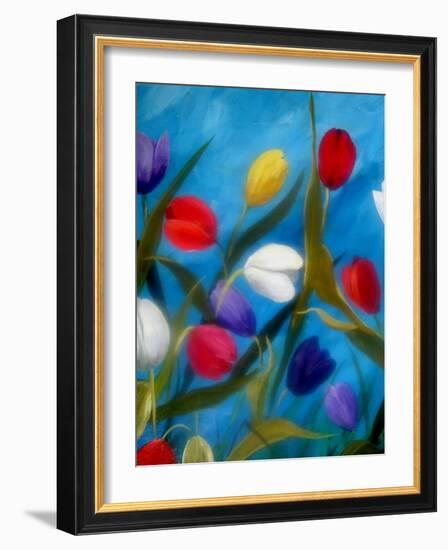Tulips Galore III-Ruth Palmer 2-Framed Art Print