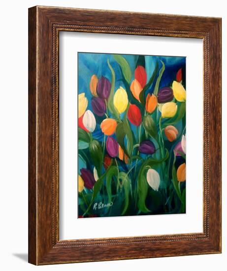 Tulips Galore!-Ruth Palmer Originals-Framed Art Print