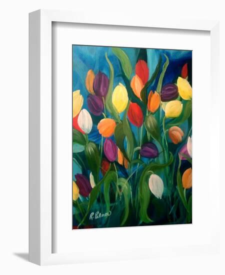 Tulips Galore!-Ruth Palmer Originals-Framed Art Print