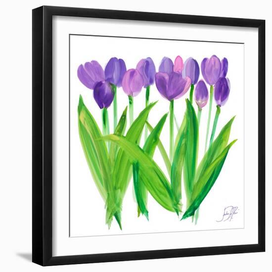 Tulips II-Julie DeRice-Framed Art Print