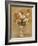 Tulips in a White Vase-Pierre-Auguste Renoir-Framed Giclee Print