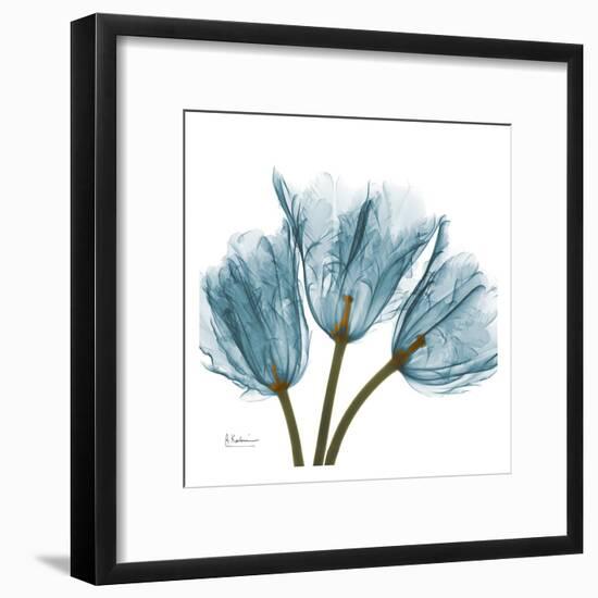 Tulips in Blue-Albert Koetsier-Framed Art Print