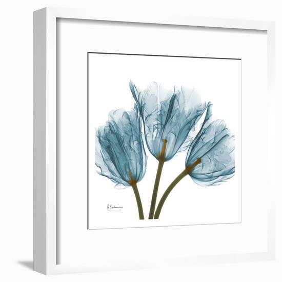 Tulips in Blue-Albert Koetsier-Framed Art Print