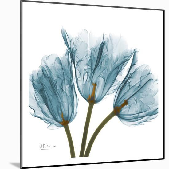 Tulips in Blue-Albert Koetsier-Mounted Art Print