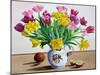 Tulips in Jug with Apples-Christopher Ryland-Mounted Giclee Print