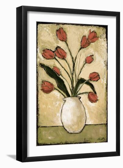 Tulips in Red-Bagnato Judi-Framed Art Print