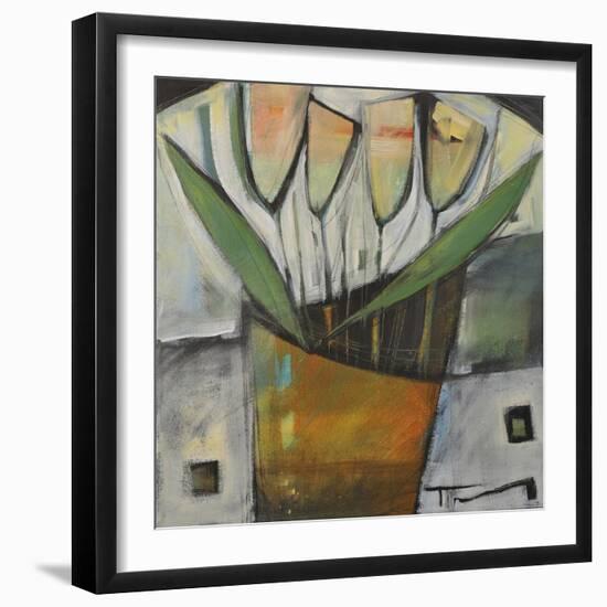 Tulips in Terracotta-Tim Nyberg-Framed Giclee Print