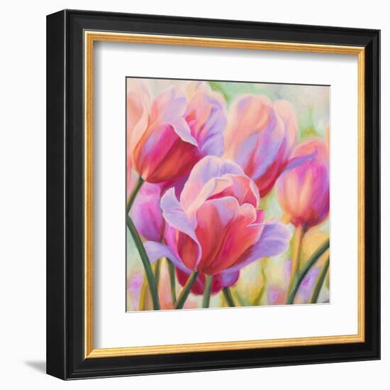 Tulips in Wonderland I-Cynthia Ann-Framed Giclee Print