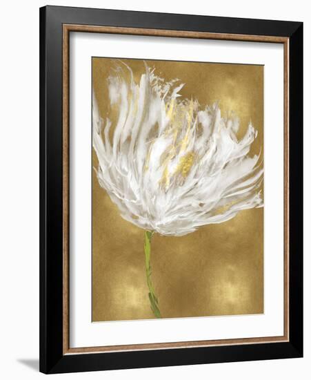 Tulips on Gold I-Vanessa Austin-Framed Art Print