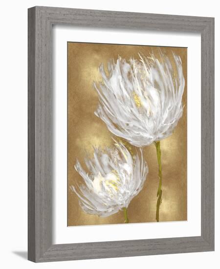 Tulips on Gold II-Vanessa Austin-Framed Art Print