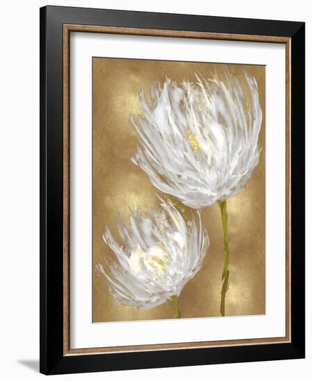 Tulips on Gold II-Vanessa Austin-Framed Art Print