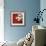 Tulips on Red-Ann Parr-Framed Giclee Print displayed on a wall