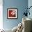 Tulips on Red-Ann Parr-Framed Giclee Print displayed on a wall