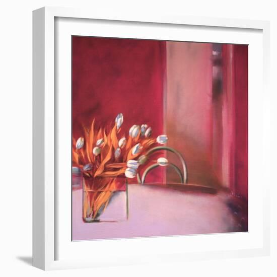 Tulips Pink-Mark Van Crombrugge-Framed Art Print