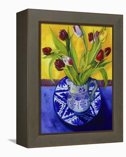 Tulips-Series I-Isy Ochoa-Framed Premier Image Canvas