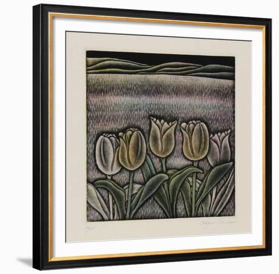 Tulips-Shigenu Narikawa-Framed Limited Edition