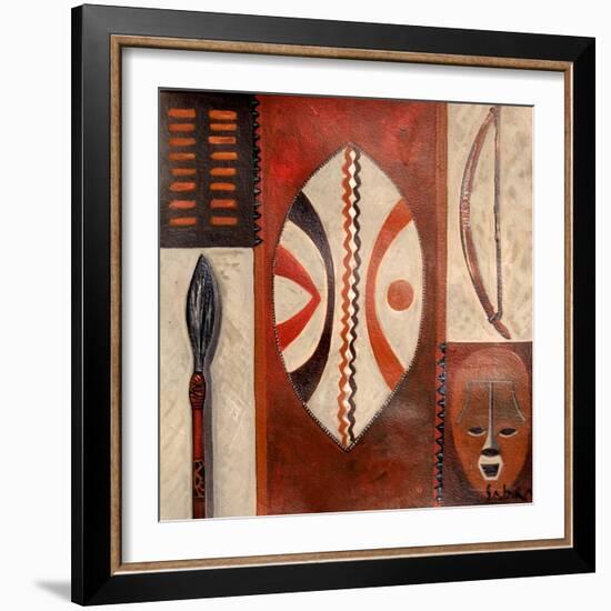 Tulivu, 2007-Sabira Manek-Framed Giclee Print