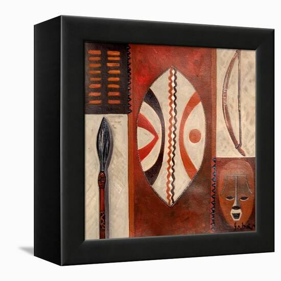 Tulivu, 2007-Sabira Manek-Framed Premier Image Canvas