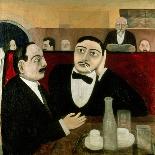 The Intellectuals at the Cafe Rotonde, 1916-Tullio Garbari-Giclee Print