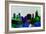 Tulsa City Skyline-NaxArt-Framed Art Print