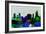 Tulsa City Skyline-NaxArt-Framed Art Print