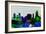 Tulsa City Skyline-NaxArt-Framed Art Print