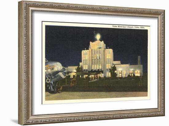 Tulsa Municipal Airport-null-Framed Art Print