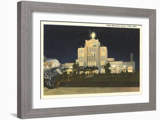 Tulsa Municipal Airport-null-Framed Art Print