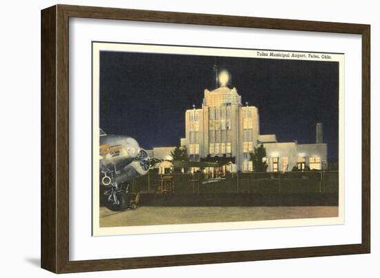 Tulsa Municipal Airport-null-Framed Art Print