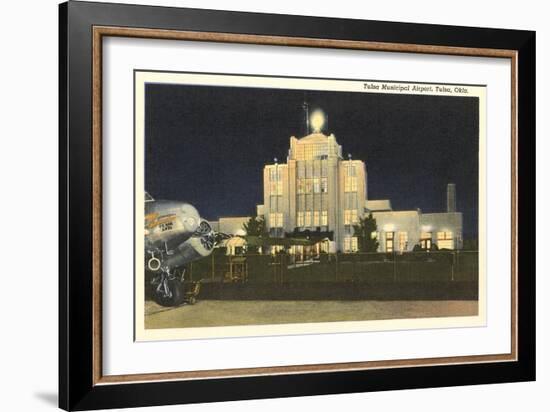 Tulsa Municipal Airport-null-Framed Art Print