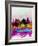 Tulsa Watercolor Skyline-NaxArt-Framed Art Print
