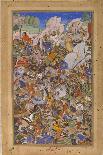 The Battle Preceding the Capture of the Fort at Bundi, Rajasthan, in 1577-Tulsi Kalan-Framed Giclee Print