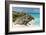 Tulum Mexico Beach Mayan Ruins-null-Framed Art Print