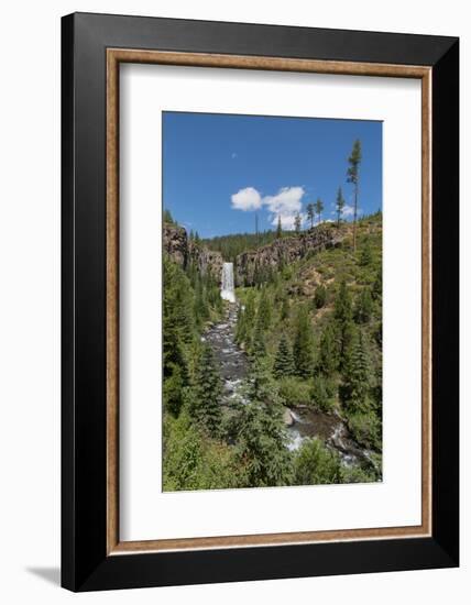 Tumalo Falls, a 97-foot waterfall on Tumalo Creek, in the Cascade Range west of Bend, Oregon, Unite-Martin Child-Framed Photographic Print