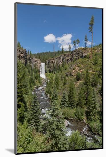 Tumalo Falls, a 97-foot waterfall on Tumalo Creek, in the Cascade Range west of Bend, Oregon, Unite-Martin Child-Mounted Photographic Print