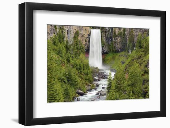 Tumalo Falls, Central Oregon, USA-Michel Hersen-Framed Photographic Print