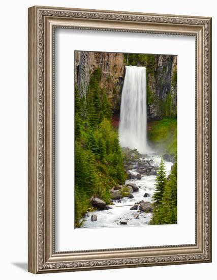Tumalo Falls, Deschutes County, Oregon, USA-Michel Hersen-Framed Photographic Print