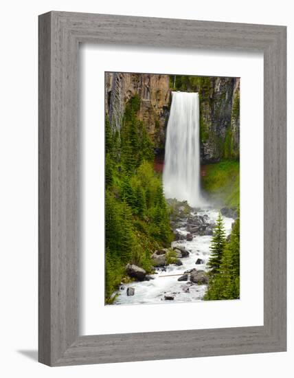 Tumalo Falls, Deschutes County, Oregon, USA-Michel Hersen-Framed Photographic Print