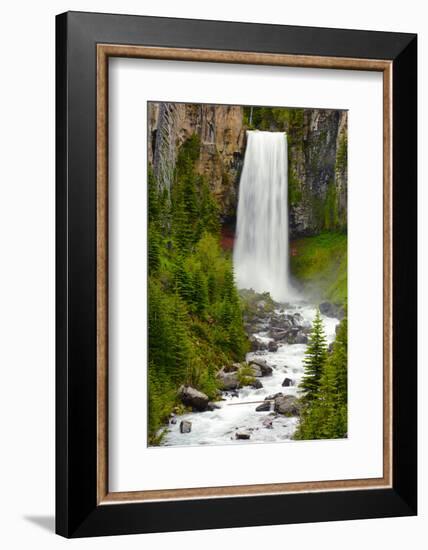 Tumalo Falls, Deschutes County, Oregon, USA-Michel Hersen-Framed Photographic Print