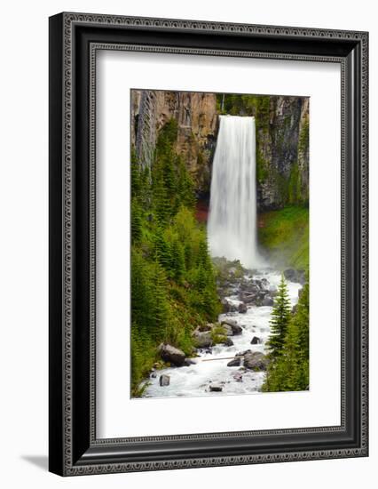 Tumalo Falls, Deschutes County, Oregon, USA-Michel Hersen-Framed Photographic Print