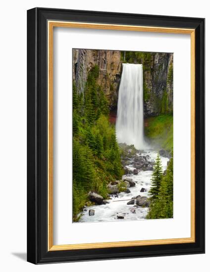 Tumalo Falls, Deschutes County, Oregon, USA-Michel Hersen-Framed Photographic Print