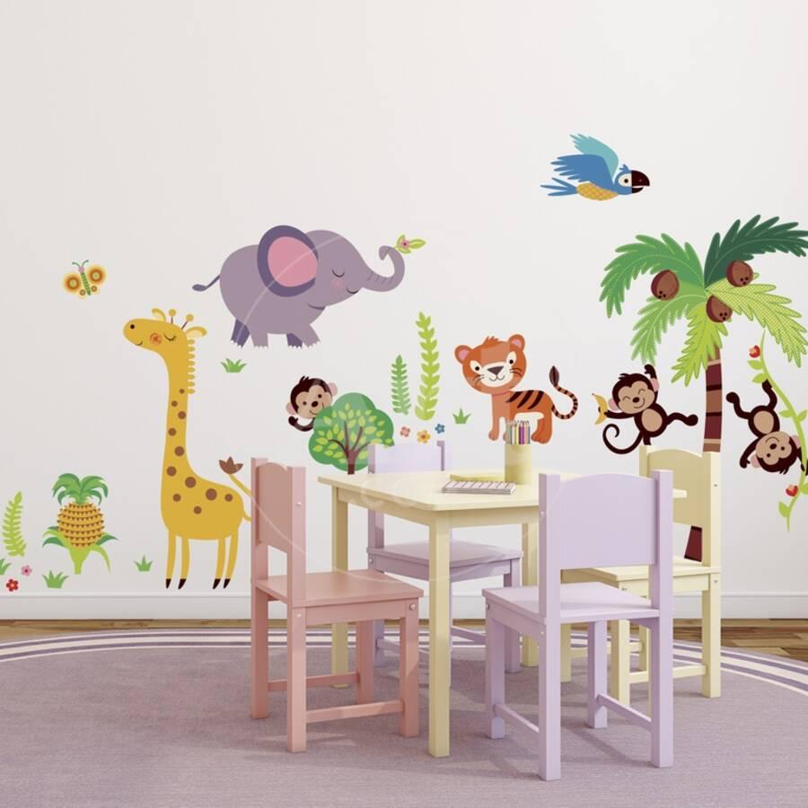 Tumble In The Jungle Wall Decal By Art Com