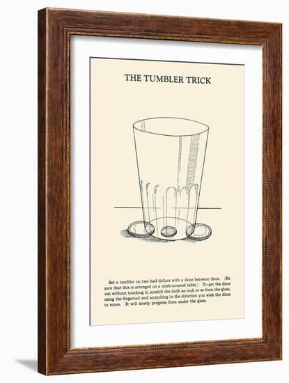 Tumbler Trick-null-Framed Art Print